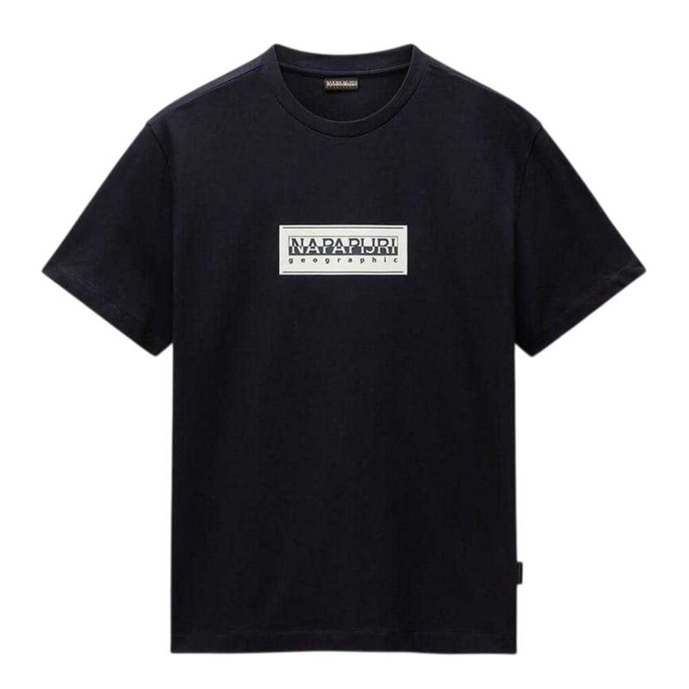 Napapijri Mens Box Logo T-Shirt / Black